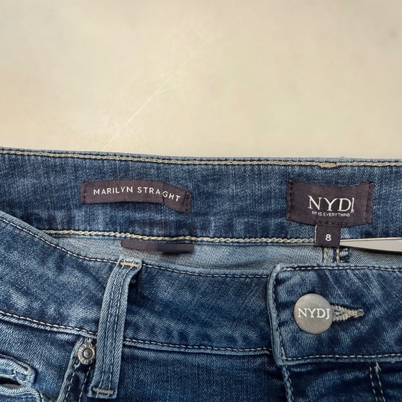 NYDJ - Marilyn Straight - LiftXTuck Tech. - Women’s Jeans, Size 12 X 31” inseam - Picture 7 of 11